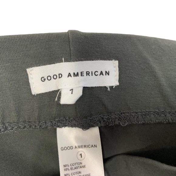 Good American Womens High-rise Essential Leggings Sz 1 Small Green GP0791M - Picture 7 of 8